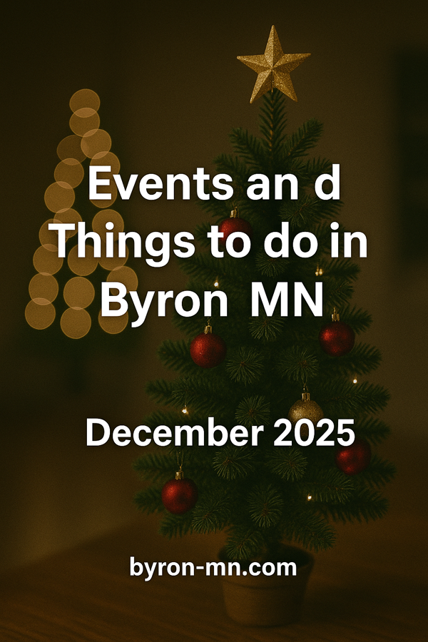 You are currently viewing Events and Things to do in Byron MN December 2025