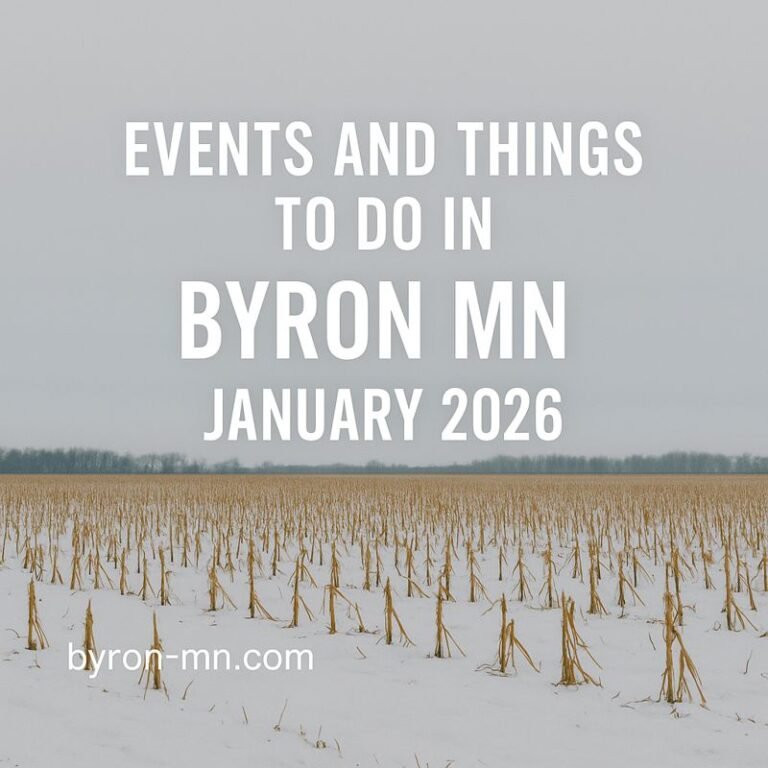 Read more about the article Events and Things to do in Byron MN January 2026