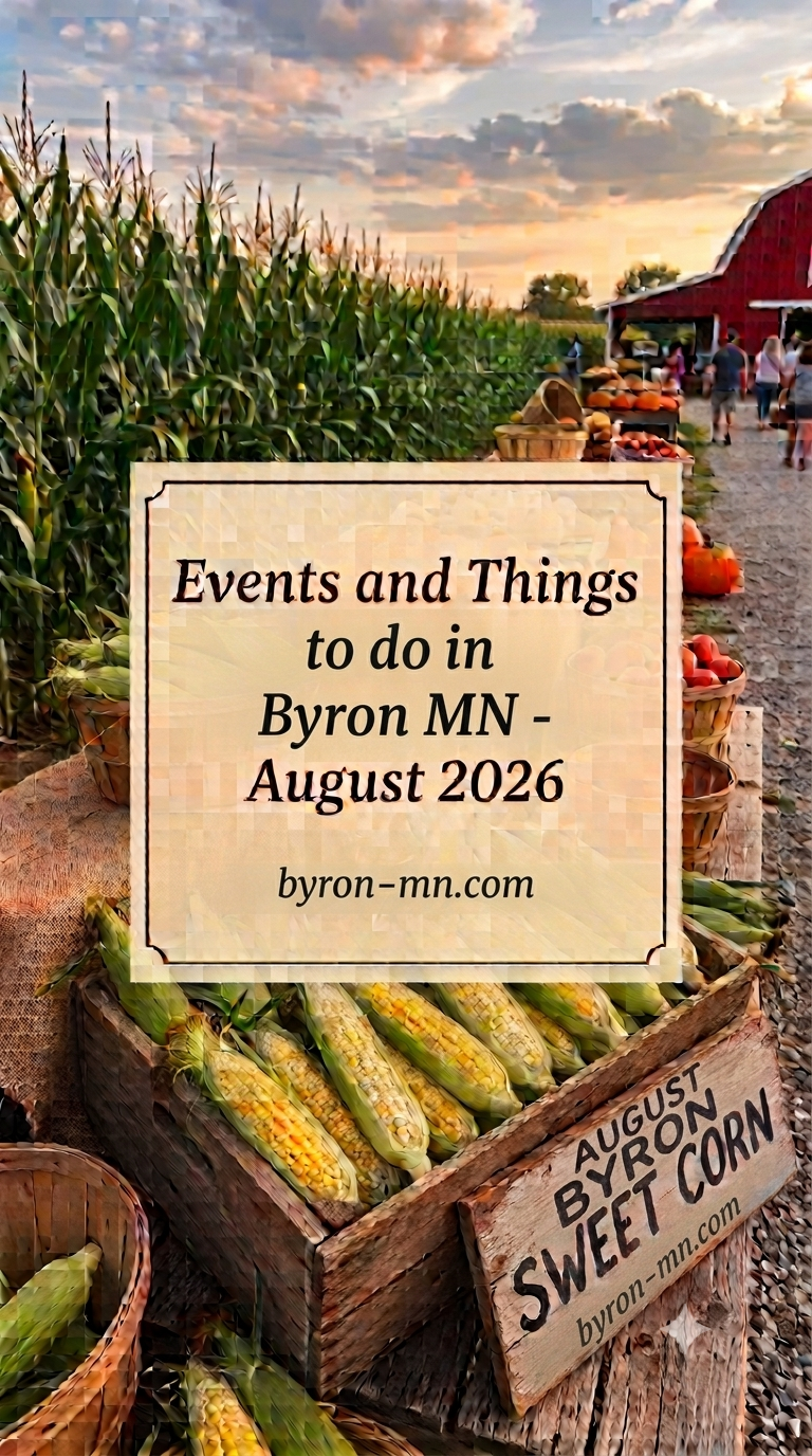 Read more about the article Events and Things to do in Byron MN August 2026